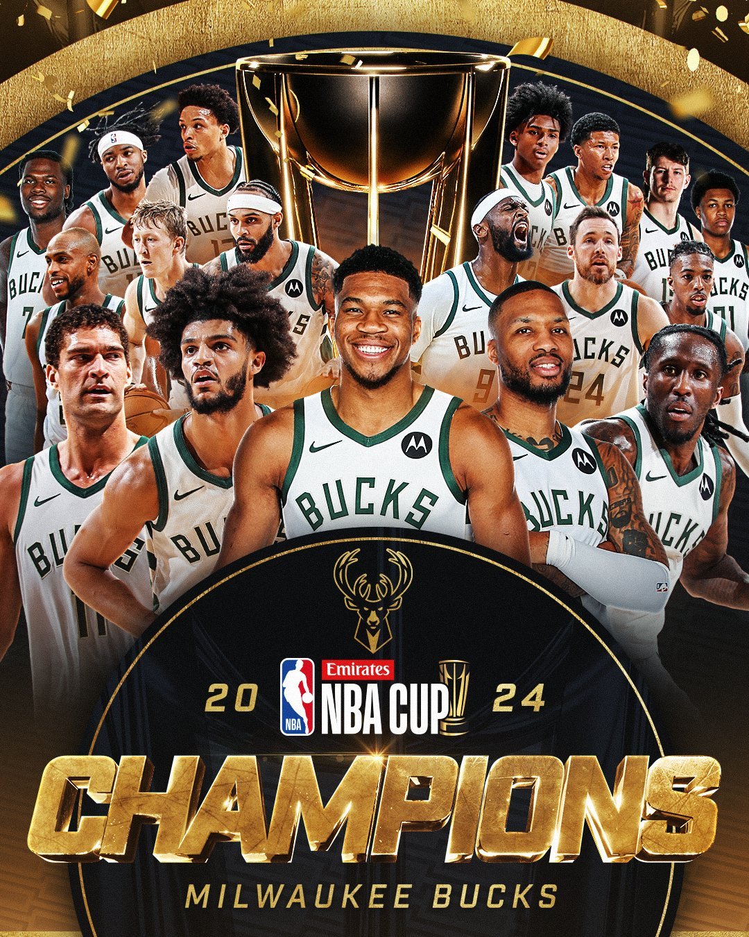 包含NBA梦之队夺得总冠军，雄鹿上演大逆袭创造奇迹的词条