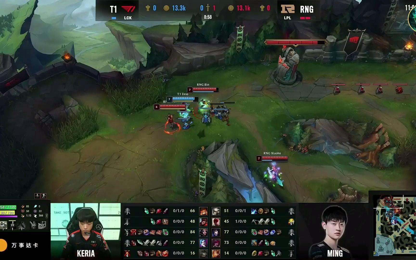 RNG力克FLY,Keria打出惊人五杀八强赛3:0(北京) RNG力克FLY,Keria打出惊人五杀八强赛3:0(北京)